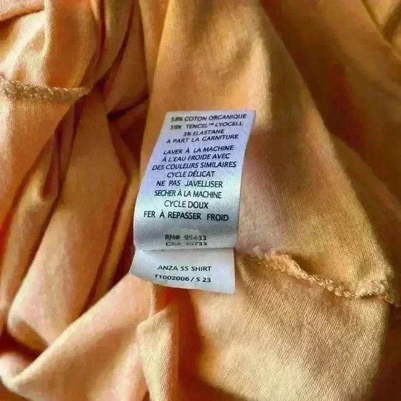 Toad&Co Peach  Coloured T-Shirt - Picture 9 of 10